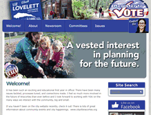 Tablet Screenshot of lizlovelett.org
